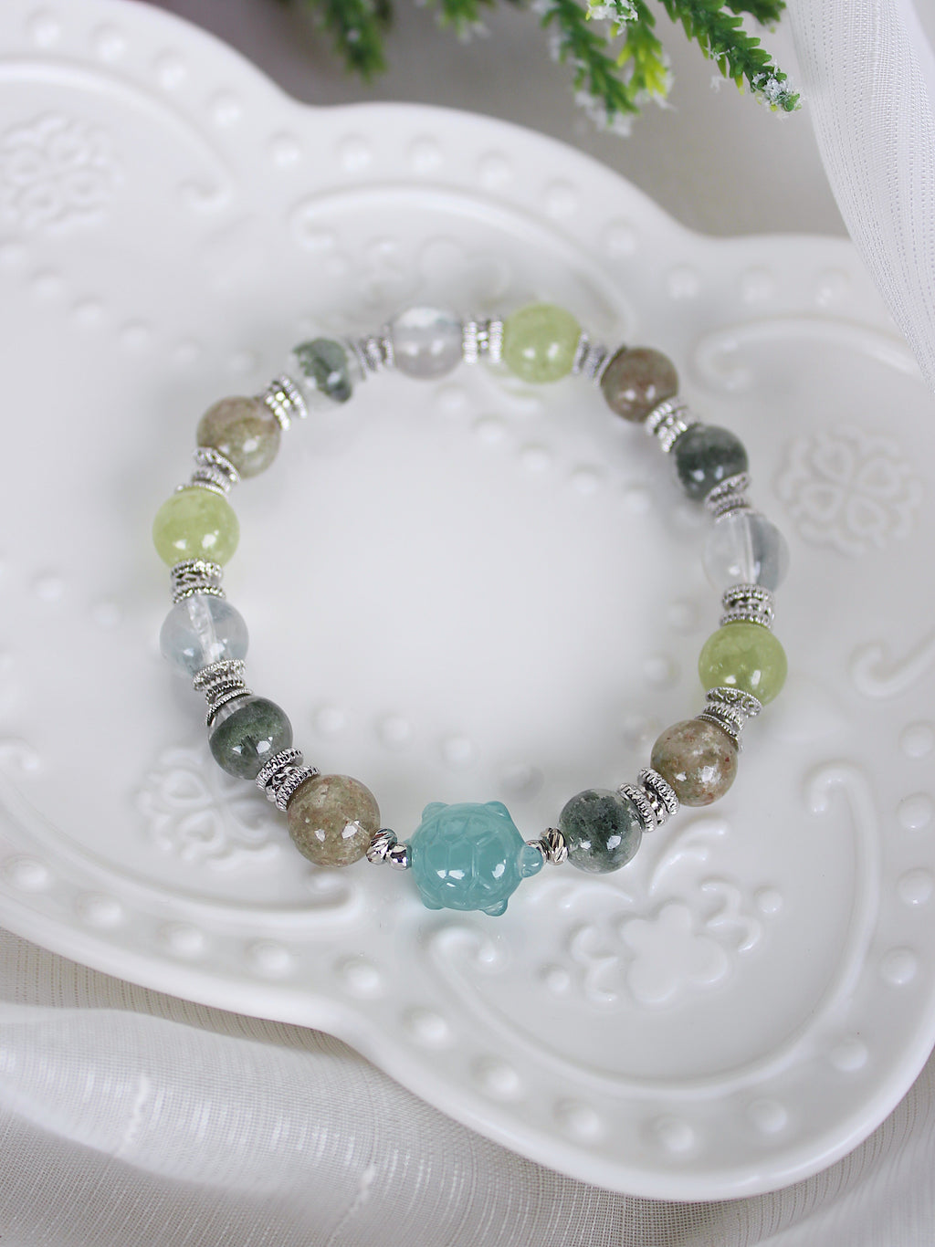 Grade A Burmese Jadeite Turtle Bead