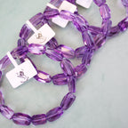 Collector's Bolivian Amethyst Freeform Barrel Bracelet