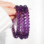 Collector's Faceted Abacus Amethyst Bracelet