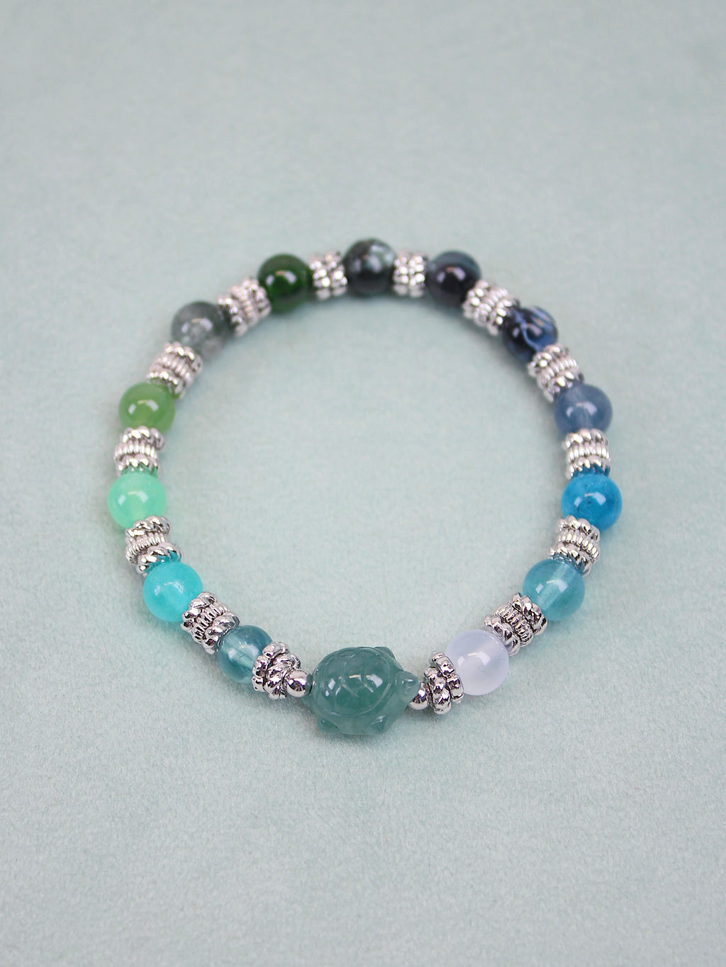 Grade A Burmese Jadeite Turtle Bead