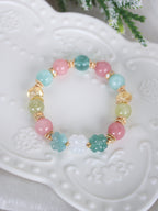 Grade A Burmese Jadeite Clover Bead