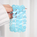 Baby Blue Satin Spar Bracelet