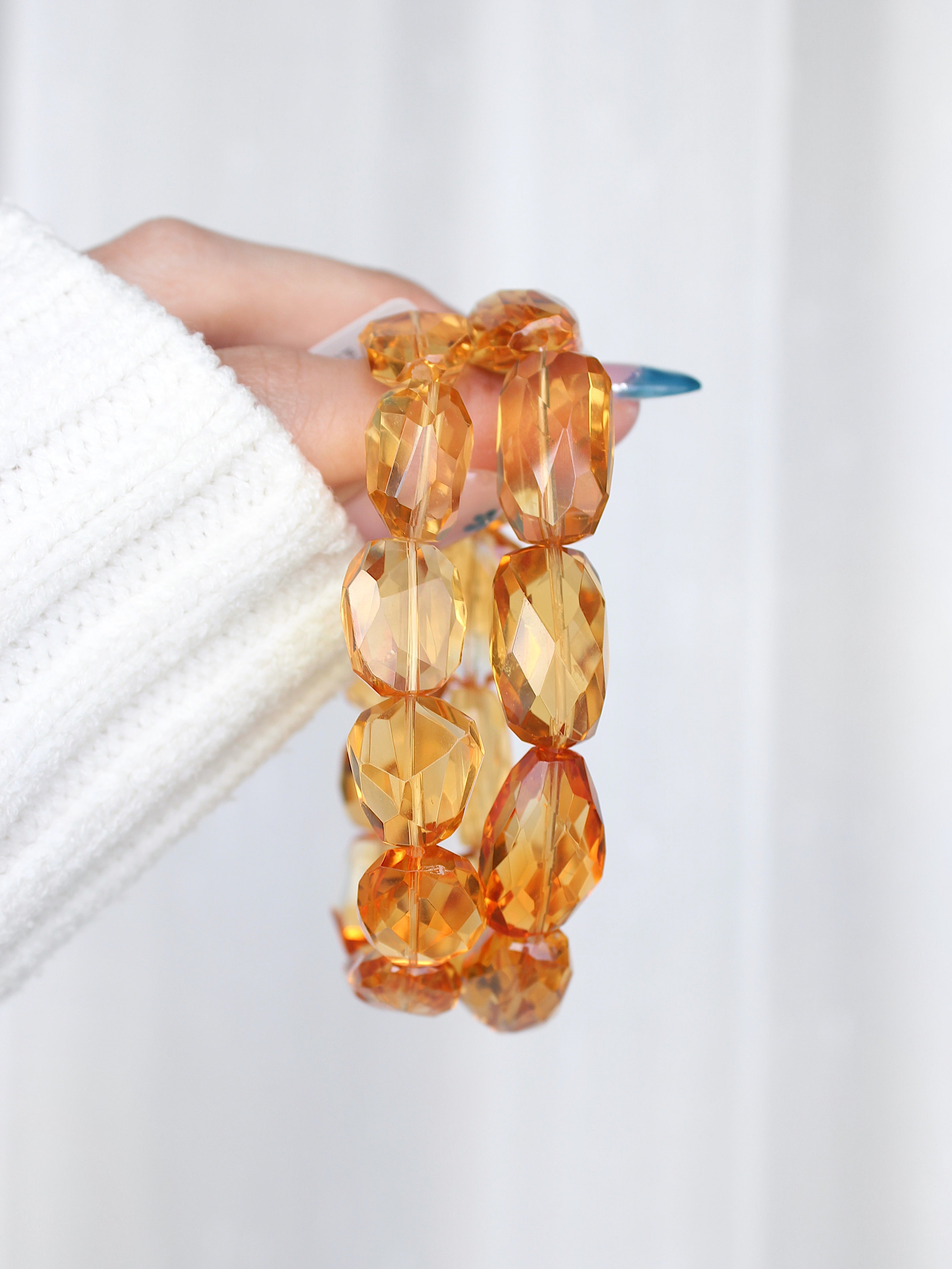 Ultra Collector's Honey Citrine Freeform Bracelet