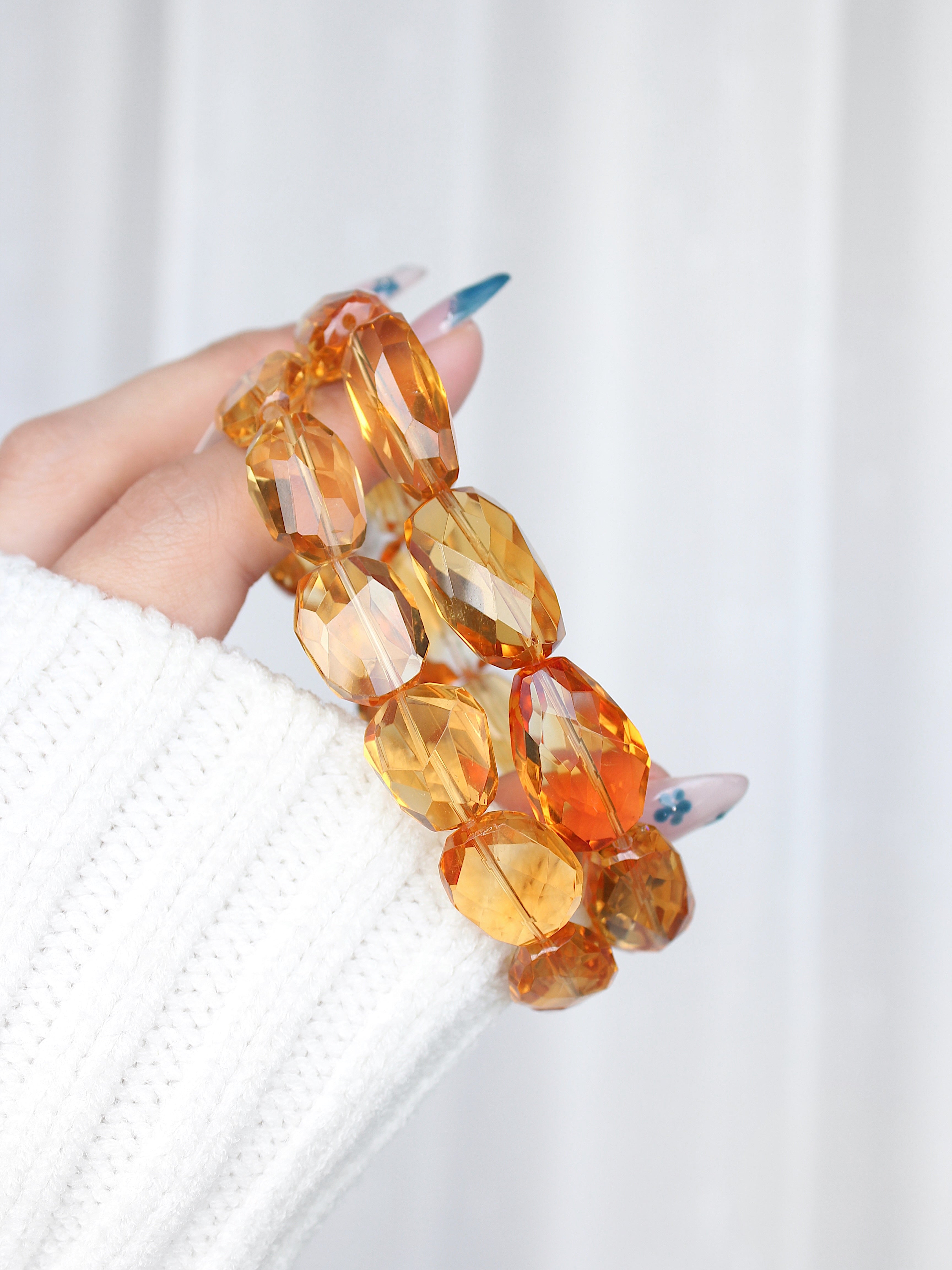 Ultra Collector's Honey Citrine Freeform Bracelet