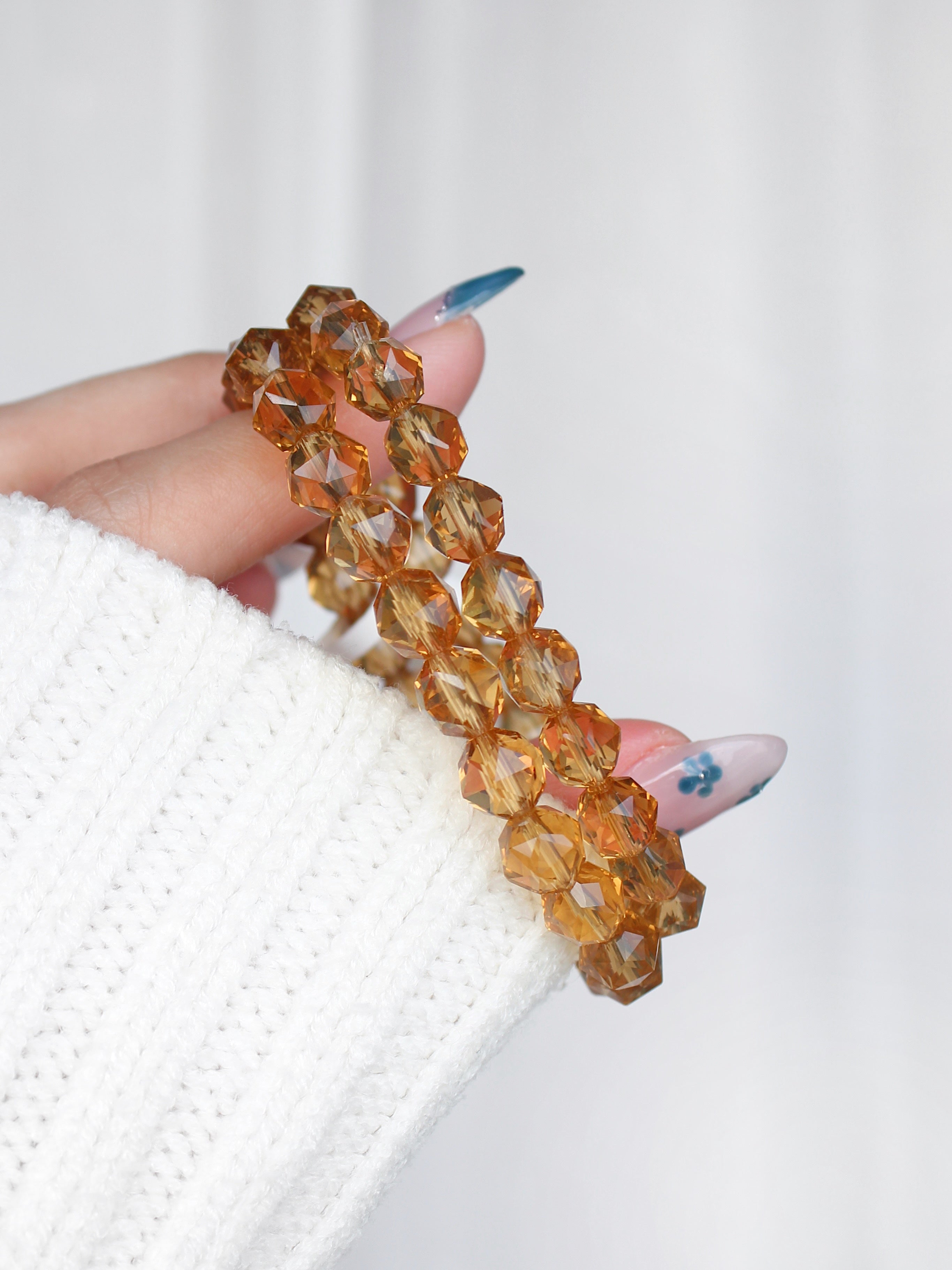 Ultra Collector's Faceted Whisky Citrine Bracelet