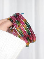 Ultra Collector's Rainbow Tourmaline Abacus Bracelet