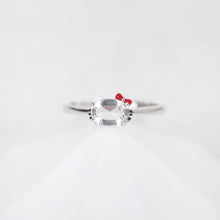 Load image into Gallery viewer, Hello Kitty Clear Quartz Ring
