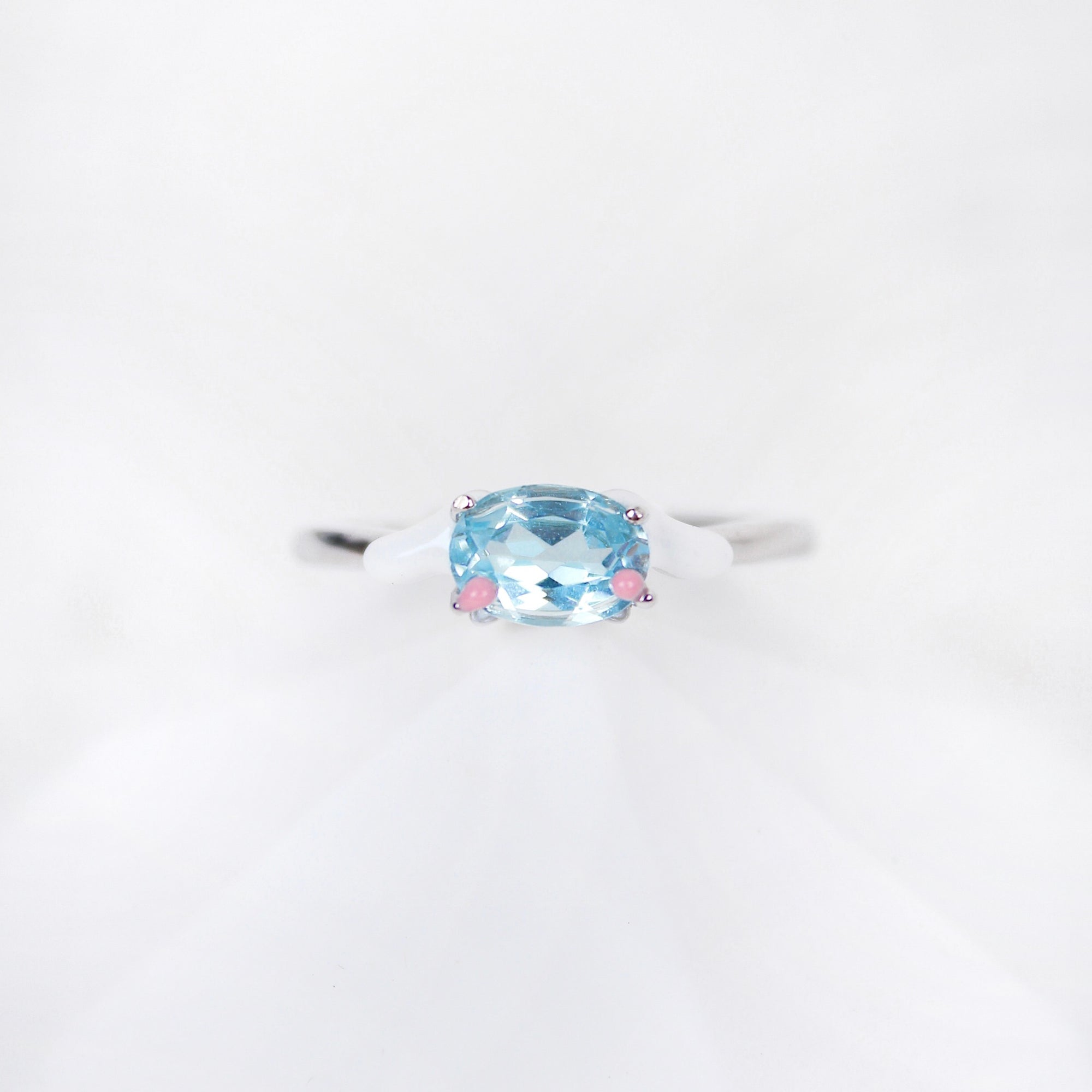 Cinnamoroll Sky Blue Topaz Ring