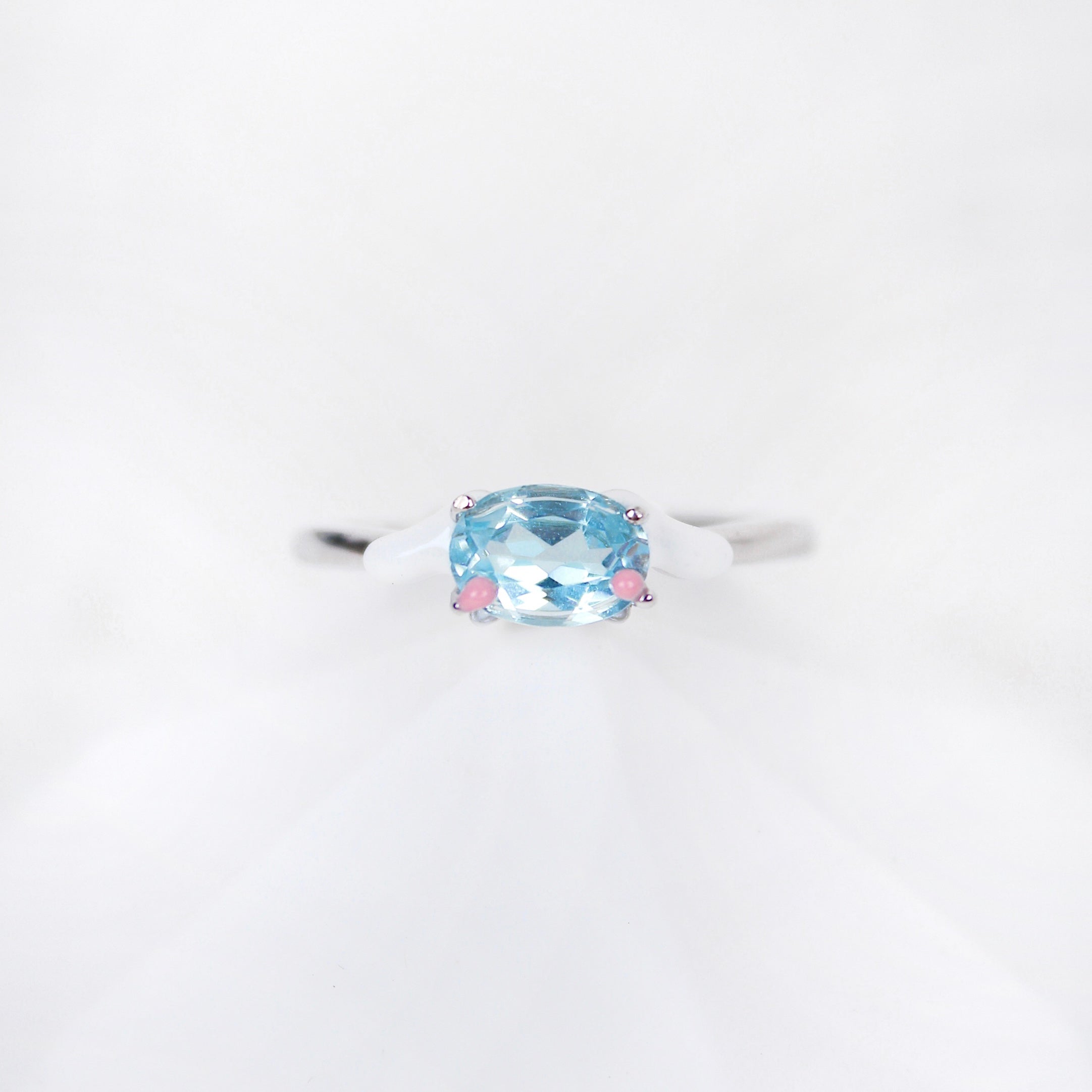 Cinnamoroll Sky Blue Topaz Ring