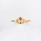 Pompompurin Honey Citrine Ring