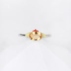 Pompompurin Honey Citrine Ring