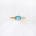 Tuxedo Sam Swiss Blue Topaz Ring