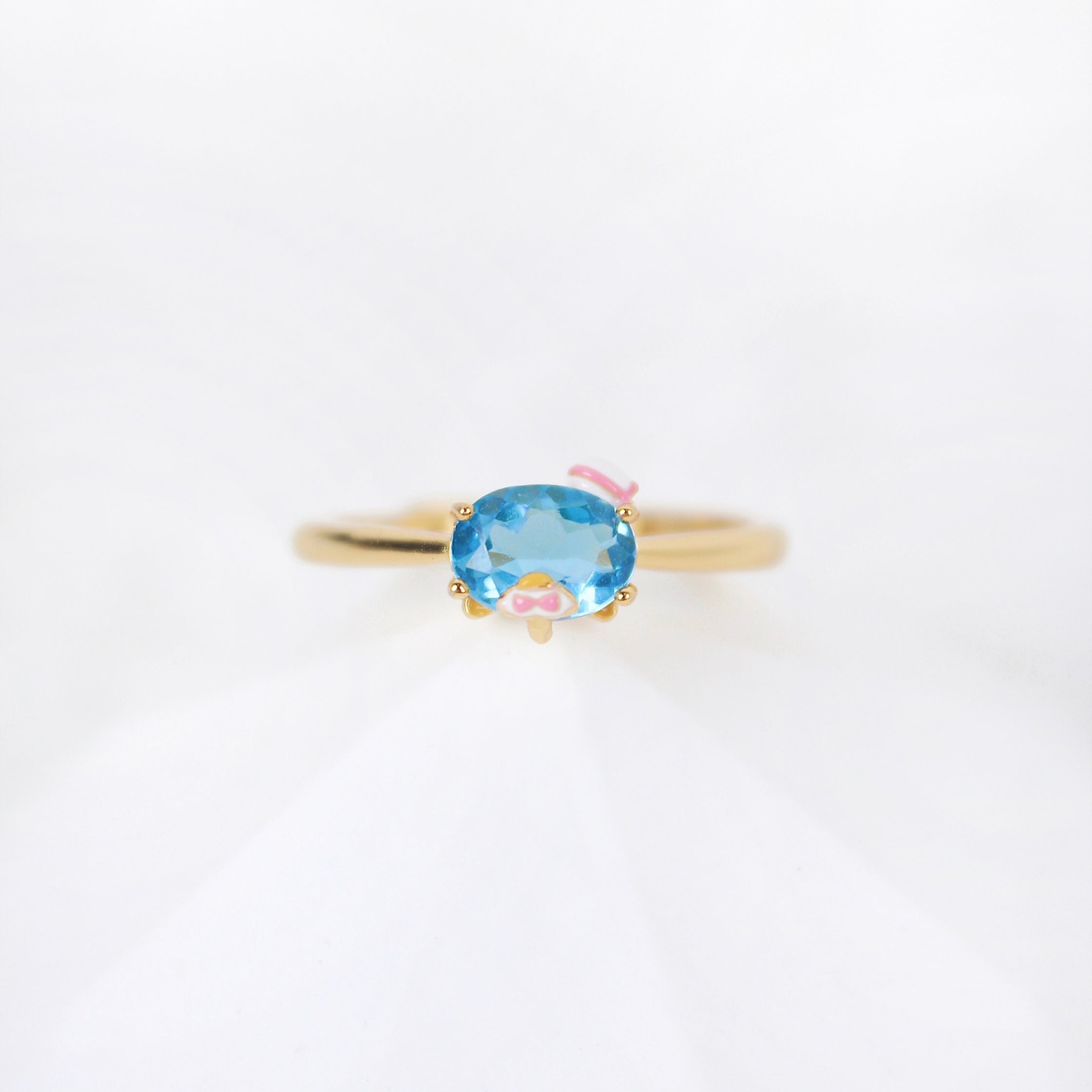 Tuxedo Sam Swiss Blue Topaz Ring