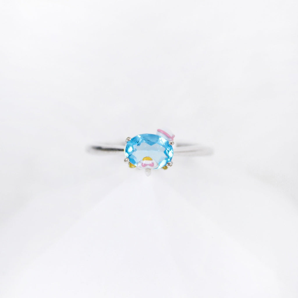 Tuxedo Sam Swiss Blue Topaz Ring