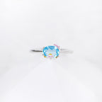 Tuxedo Sam Swiss Blue Topaz Ring