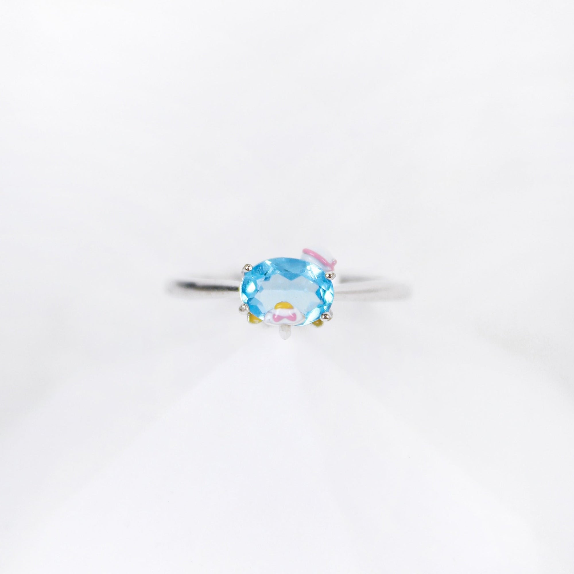 Tuxedo Sam Swiss Blue Topaz Ring