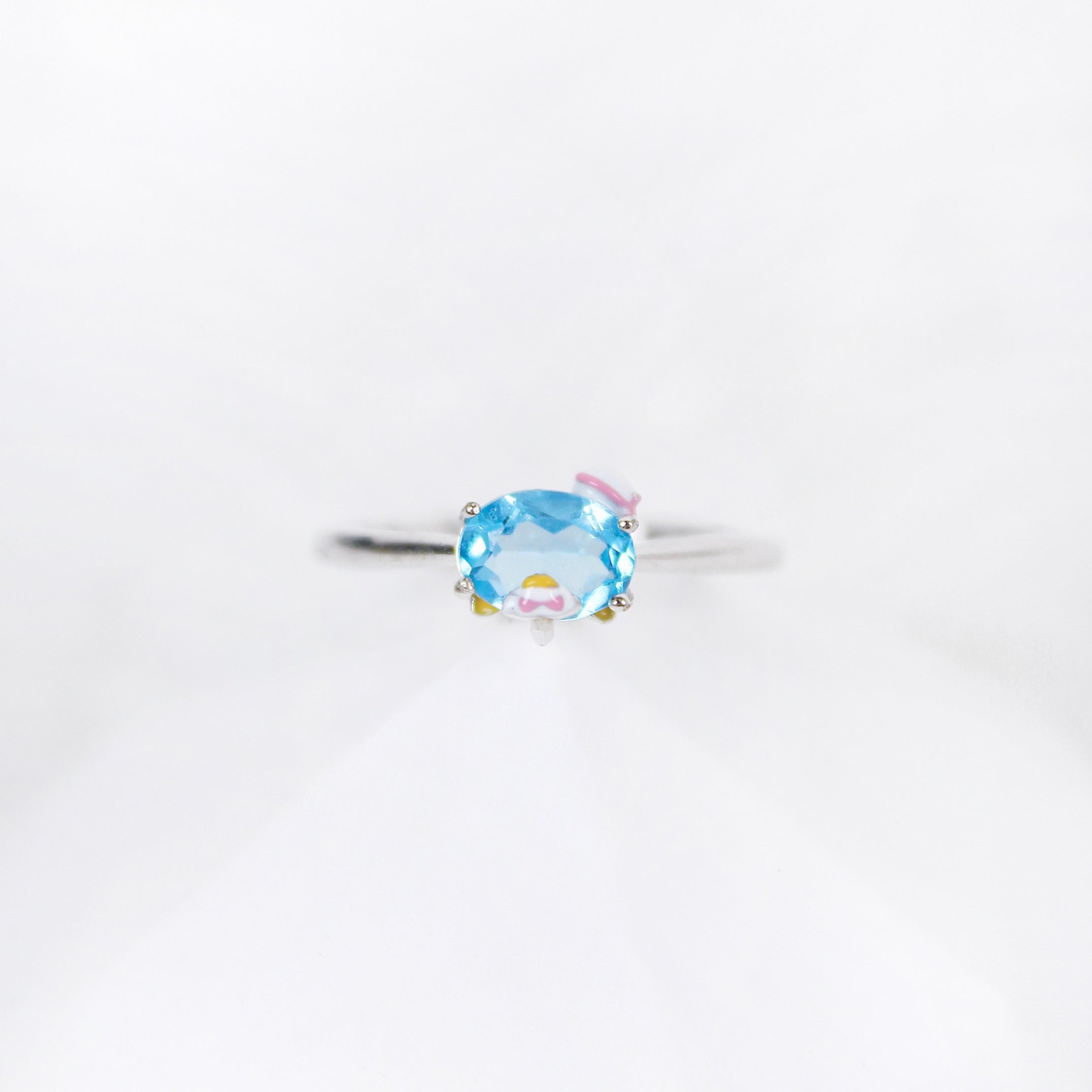 Tuxedo Sam Swiss Blue Topaz Ring