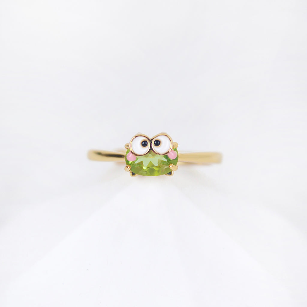 Keroppi Peridot Ring