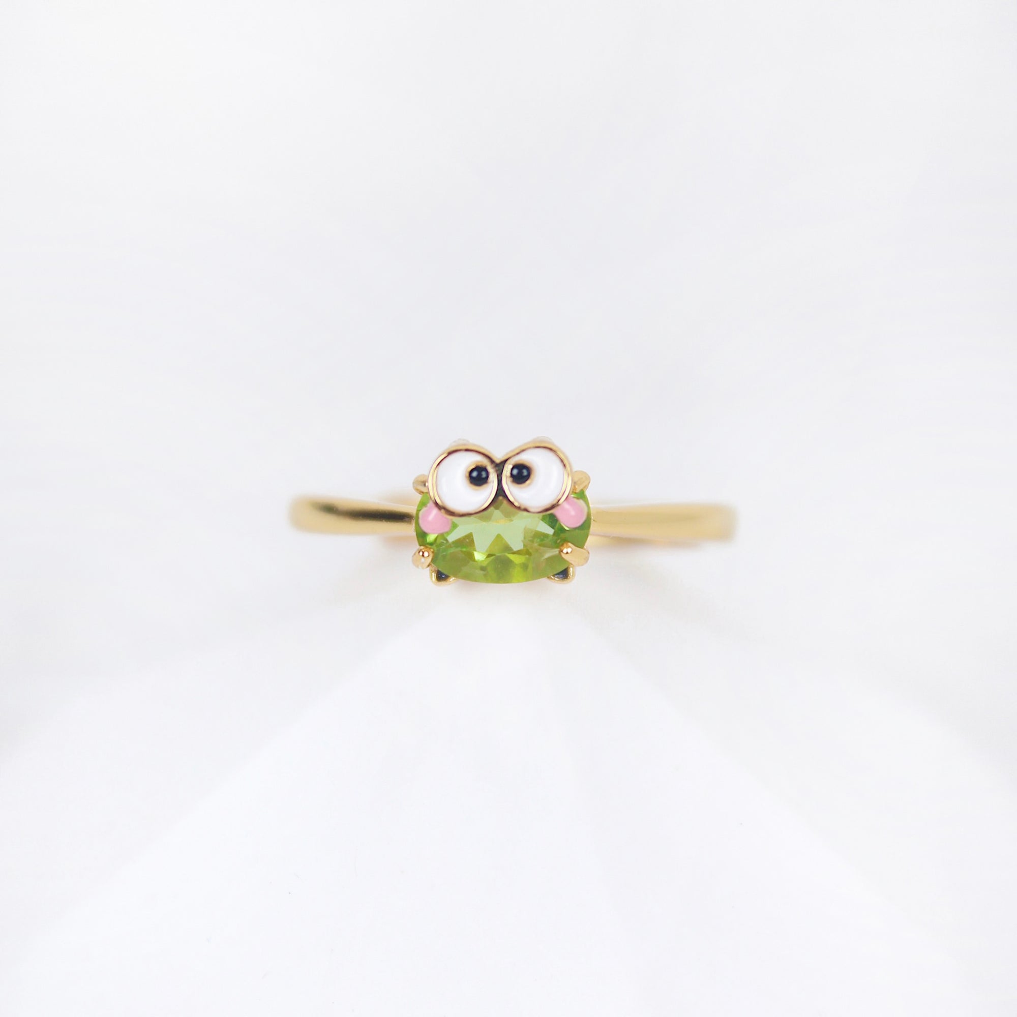 Keroppi Peridot Ring