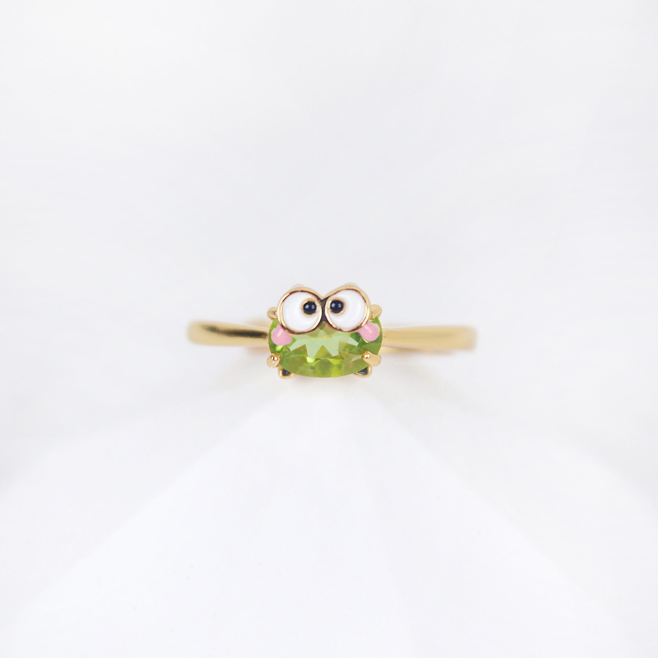 Keroppi Peridot Ring