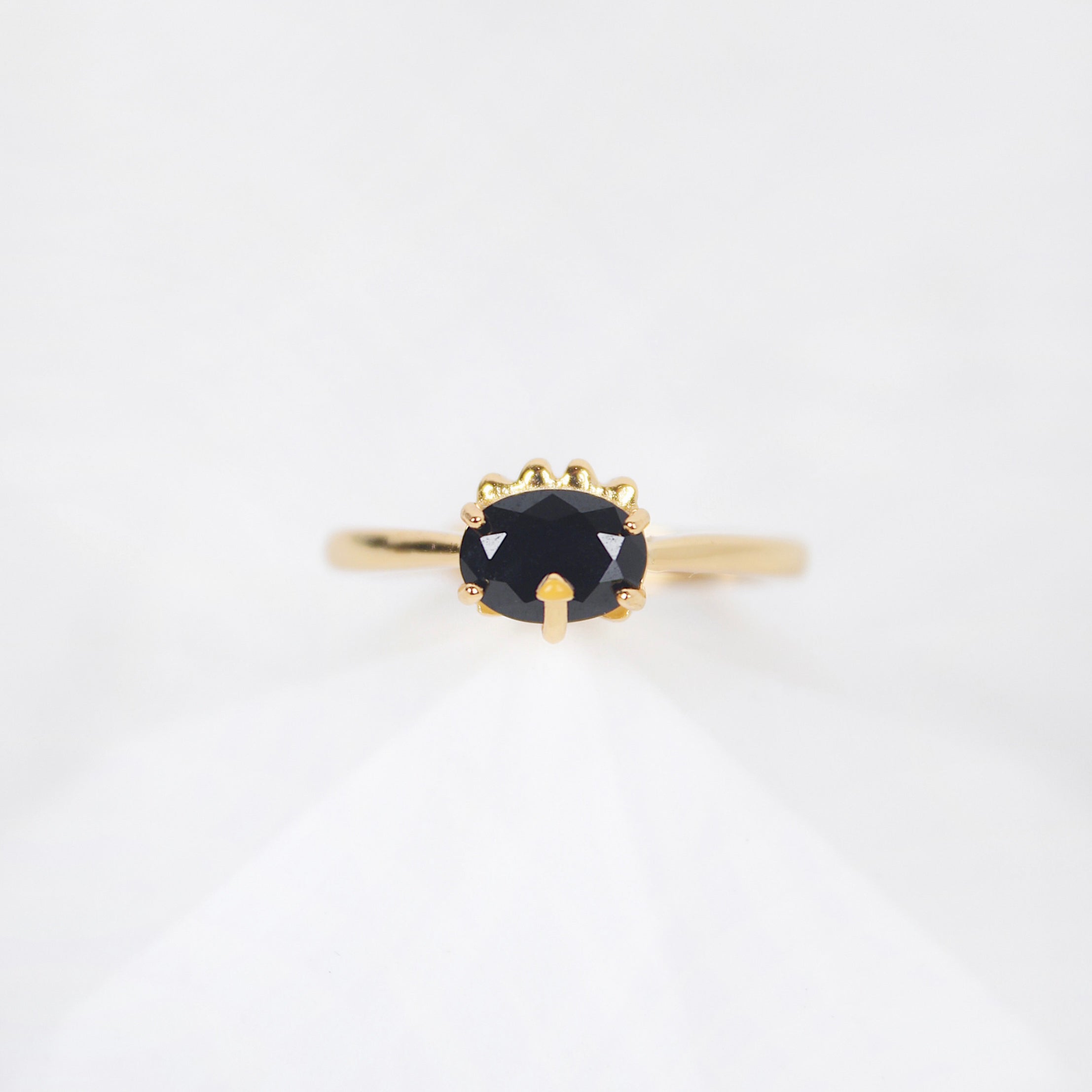 Badtz-Maru Black Spinel Ring