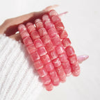 Collector's Rhodochrosite Barrel Bracelet