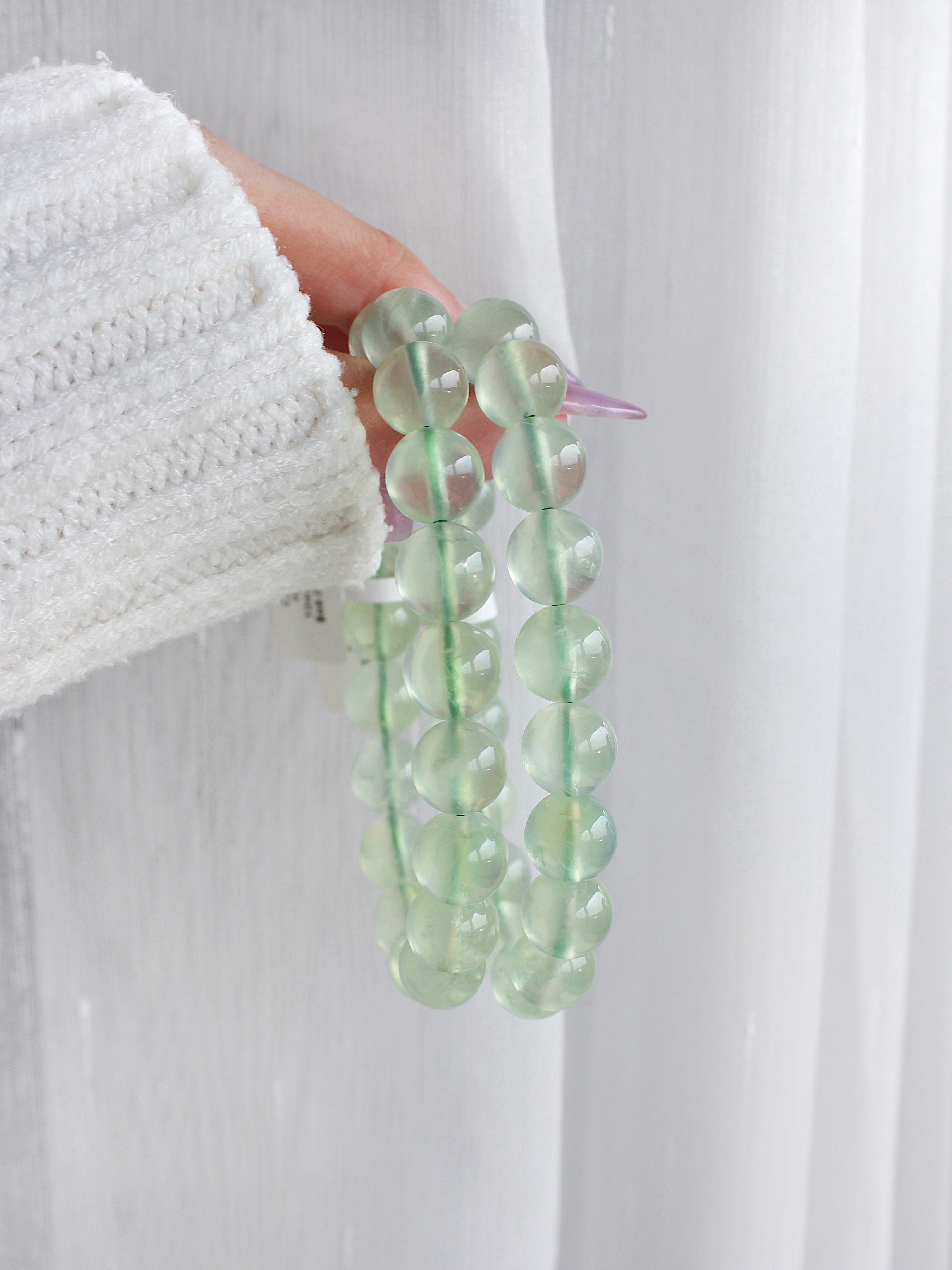 Collector's Prehnite Bracelet