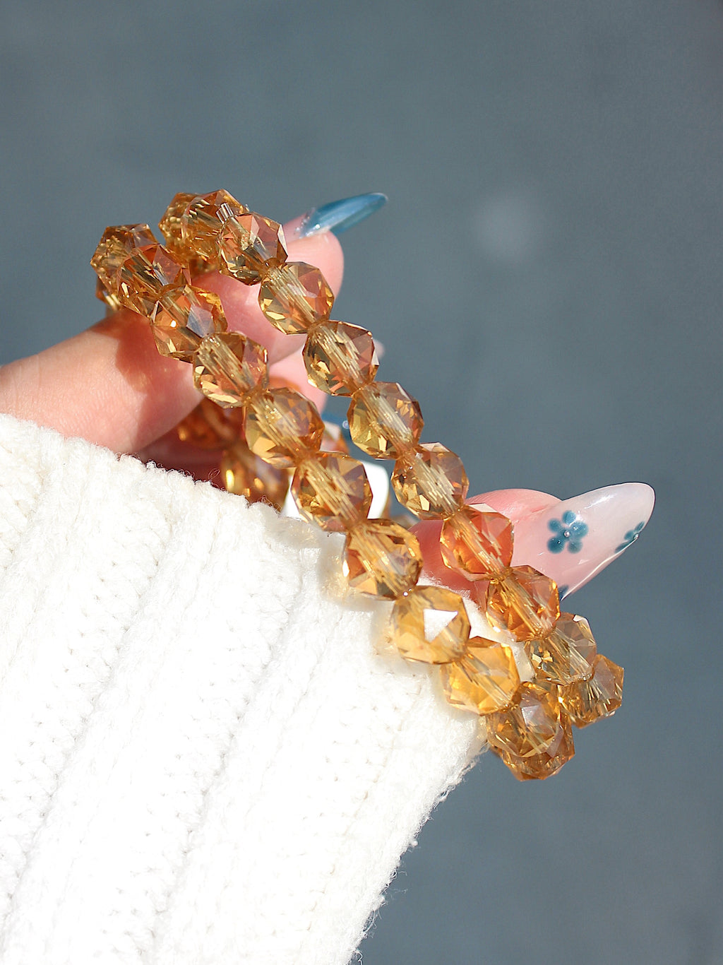 Ultra Collector's Faceted Whisky Citrine Bracelet