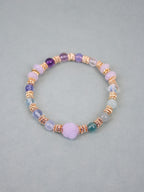 Lavender Jadeite Rose/Turtle Bead