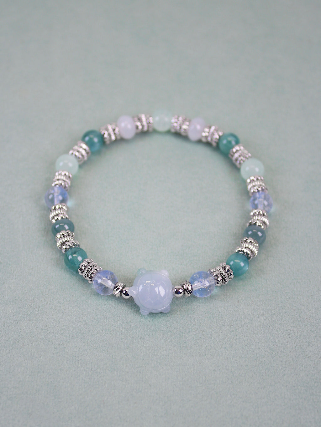 Grade A Burmese Jadeite Turtle Bead