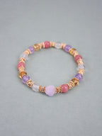 Lavender Jadeite Rose/Turtle Bead