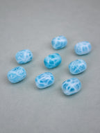 Larimar Barrel Bead