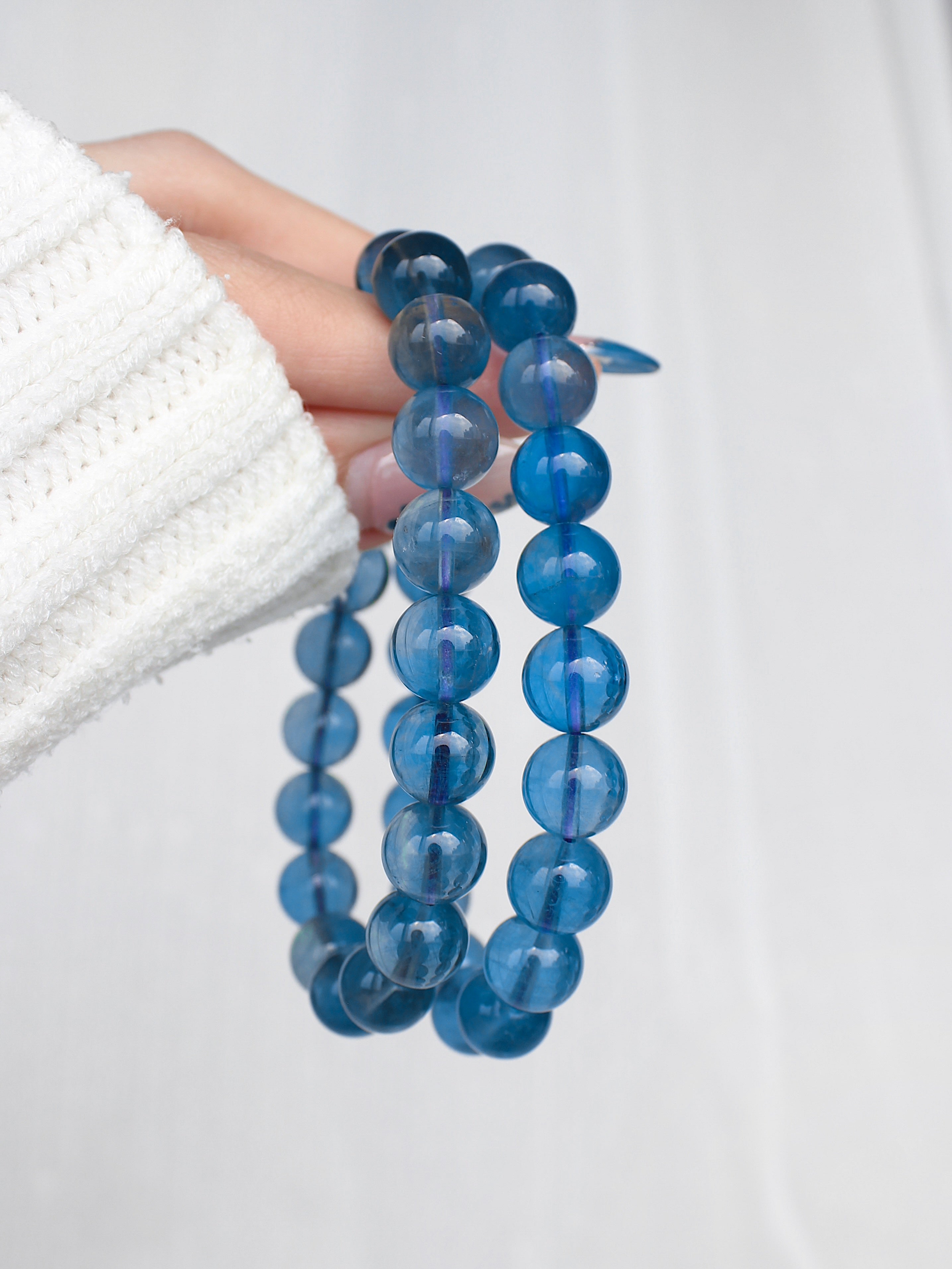 Premium Devil Blue Fluorite Bracelet