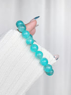 Amazonite in Quartz Bracelet