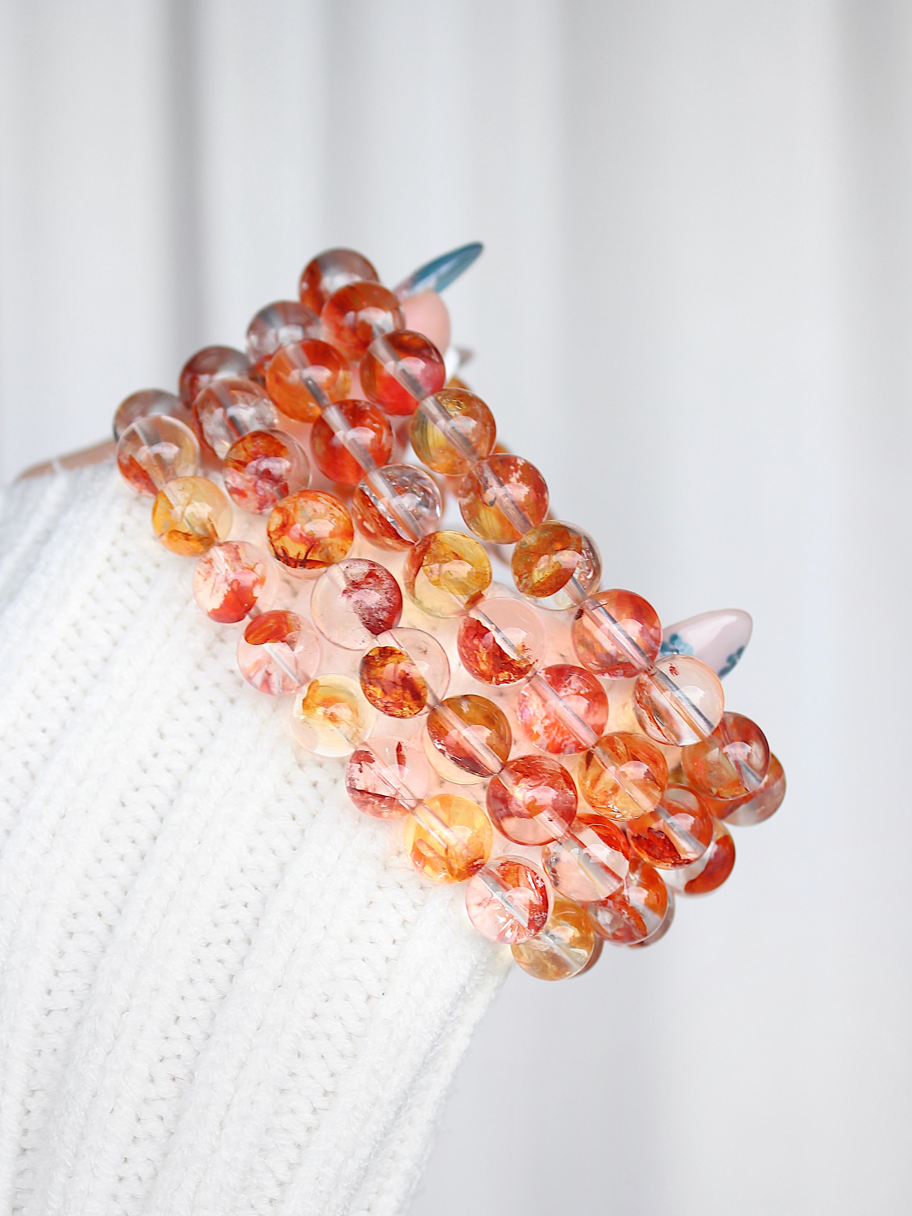Collector's Koi Hematoid Quartz Bracelet