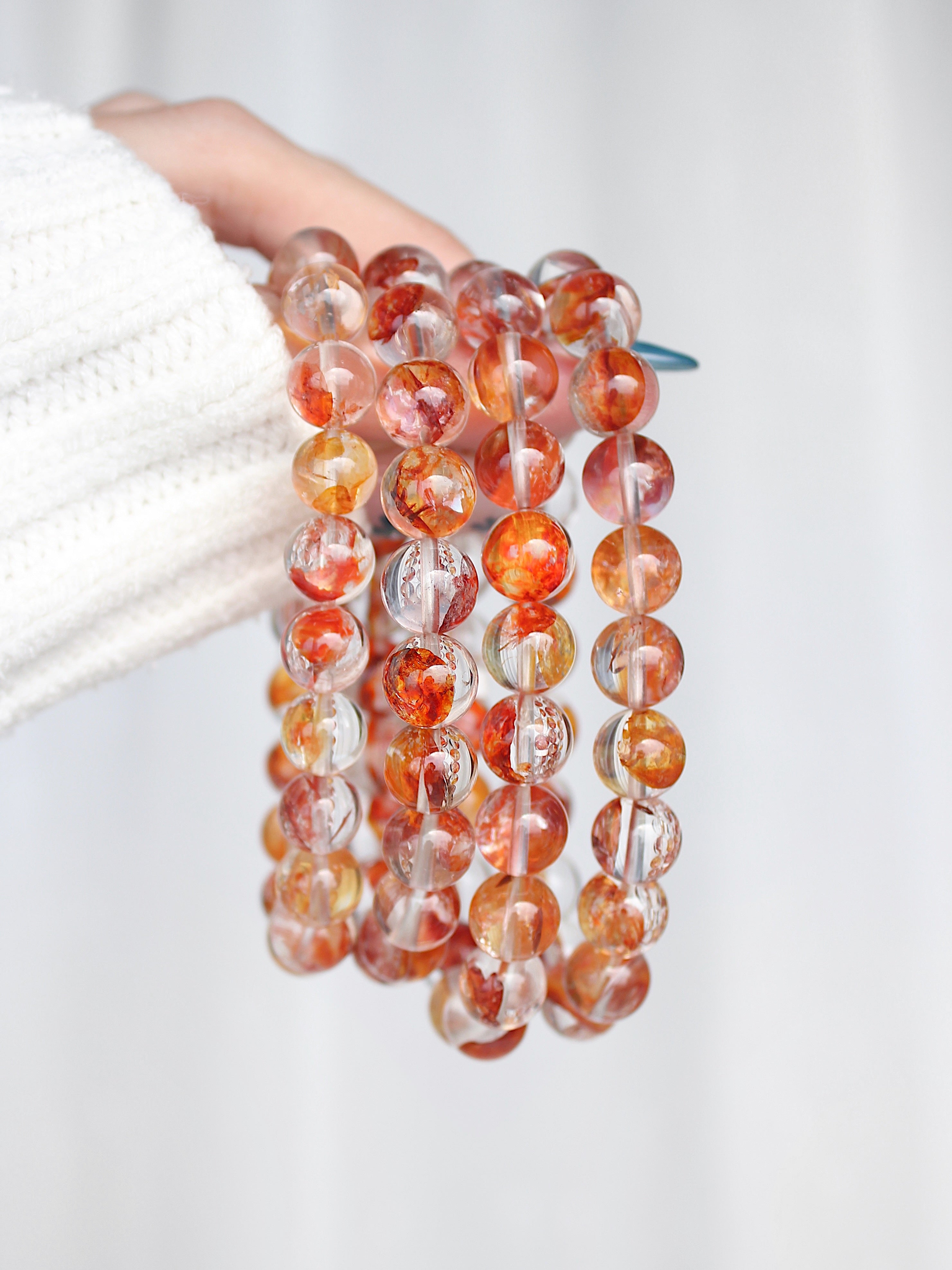 Collector's Koi Hematoid Quartz Bracelet