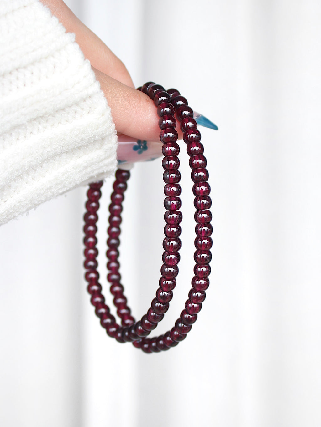 Collector's Brazilian Purple Garnet Abacus Bracelet