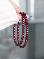 Collector's Brazilian Purple Garnet Abacus Bracelet