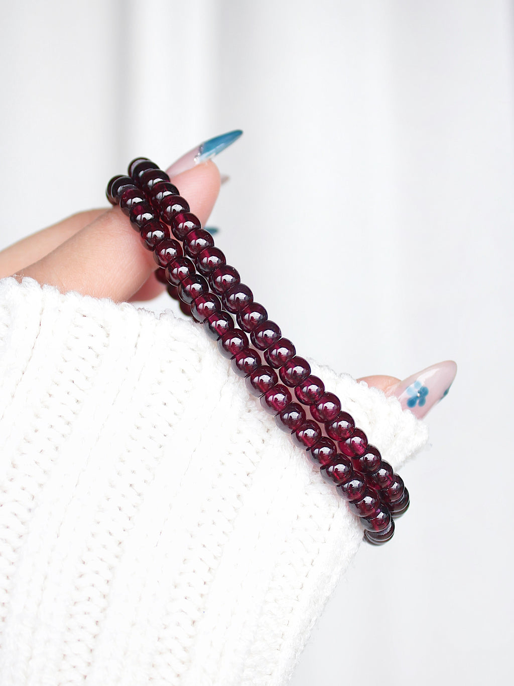 Collector's Brazilian Purple Garnet Abacus Bracelet