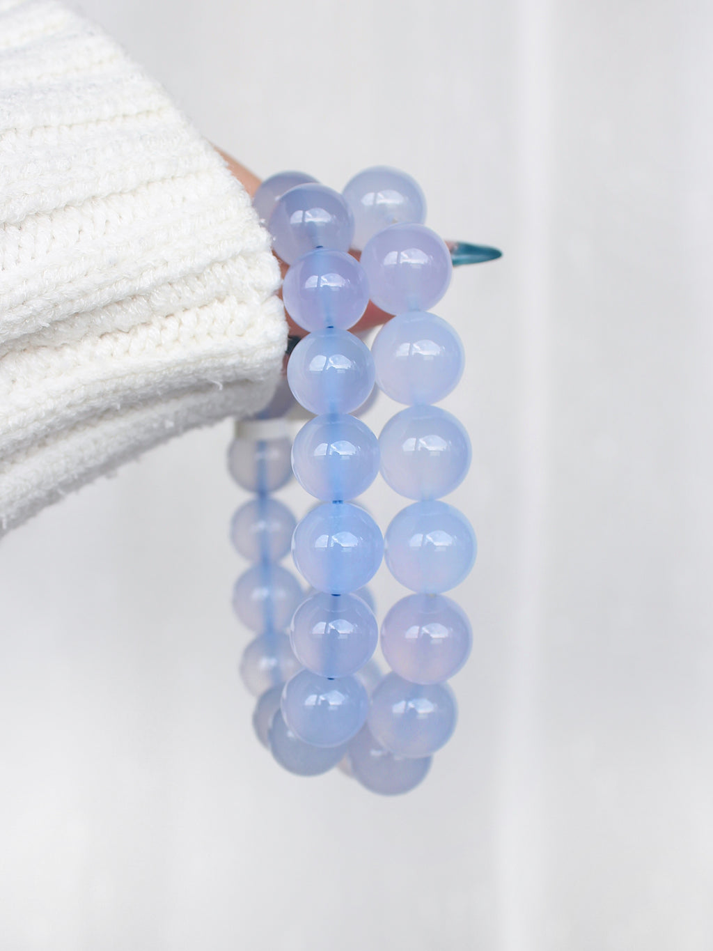 Collector's Blue Chalcedony Bracelet