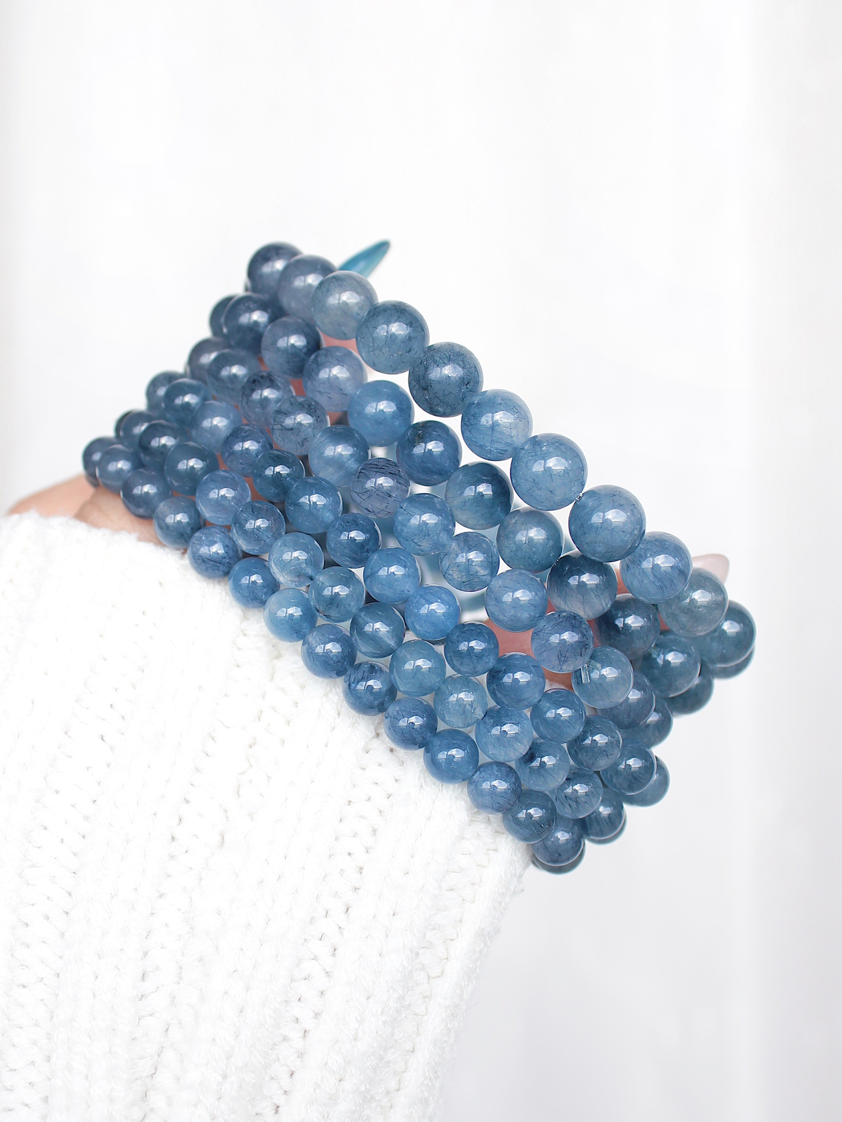 Collector's Blue Rabbit Hair Bracelet