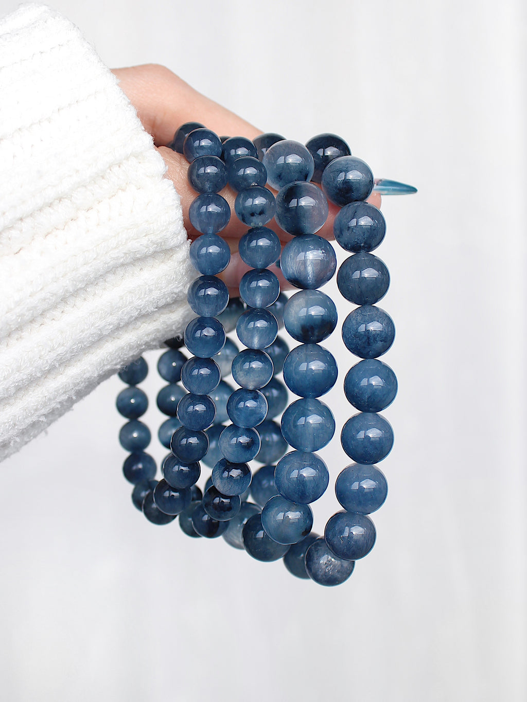 Ultra Collector's Blue Rabbit Hair Bracelet