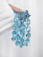 Collector's Blue Topaz Pebble Freeform Bracelet