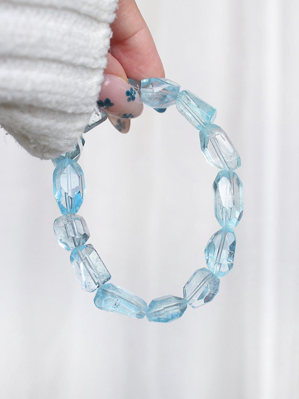 Collector's Swiss Blue Topaz Freeform Bracelet