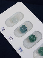 Grade A Burmese Jadeite Clover Bead