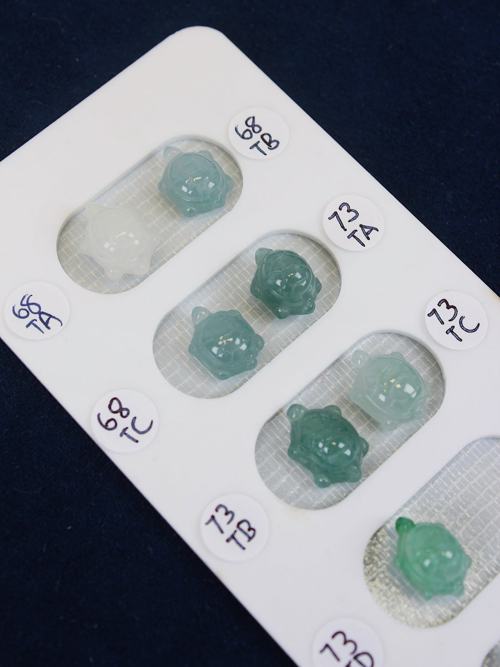 Grade A Burmese Jadeite Turtle Bead