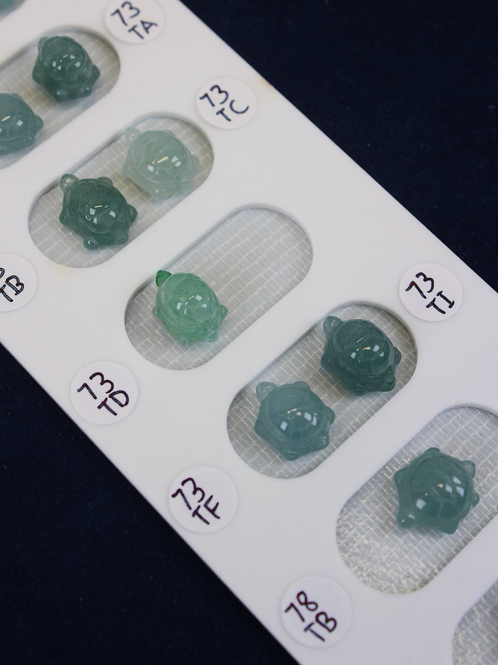 Grade A Burmese Jadeite Turtle Bead