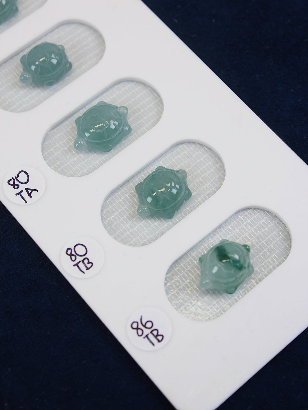 Grade A Burmese Jadeite Turtle Bead