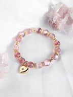 Ultra Collector's Pink Gem Lepidolite Bracelet