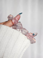 Extra Premium Rose Quartz Freeform Bracelet